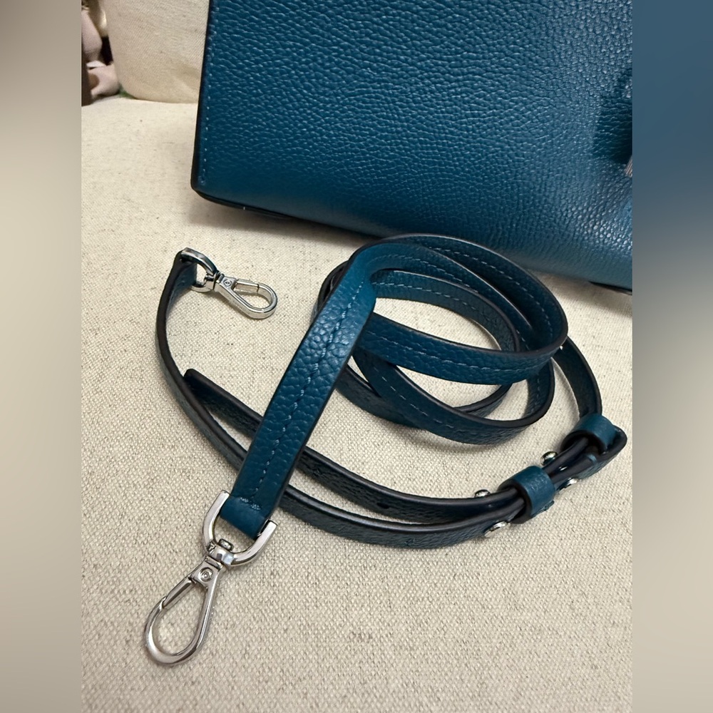 MICHAEL - Michael Kors Teal Mercer Handbag/Crossbody - LIKE NEW!!! - Picture 7 of 14